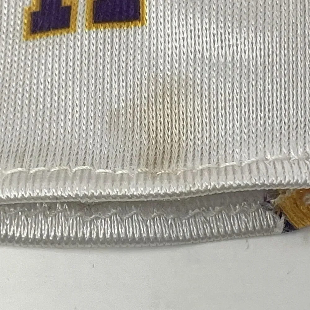 Los Angeles Lakers Rick Fox #17 NBA Basketball Jersey‎ - Fits 12